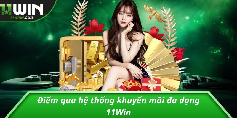 Điểm qua hệ thống khuyến mãi đa dạng 11Win